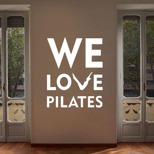 wall stickers pilates exercise sticker fitness center decoration we love quote removable mural dw11997
wall stickers pilates exercise sticker fitness center decoration we love quote removable mural dw11997