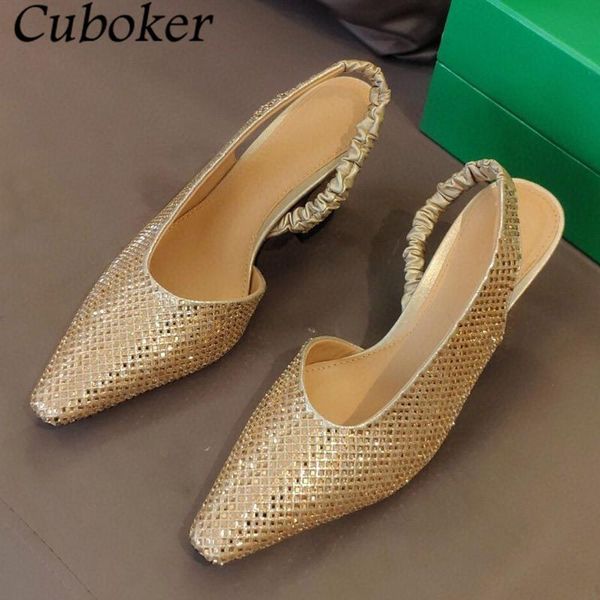 sandals women bling pointed toe back strap high heel witch shoes female summer mules runway, Black
sandals women bling pointed toe back strap high heel witch shoes female summer mules runway, Black
