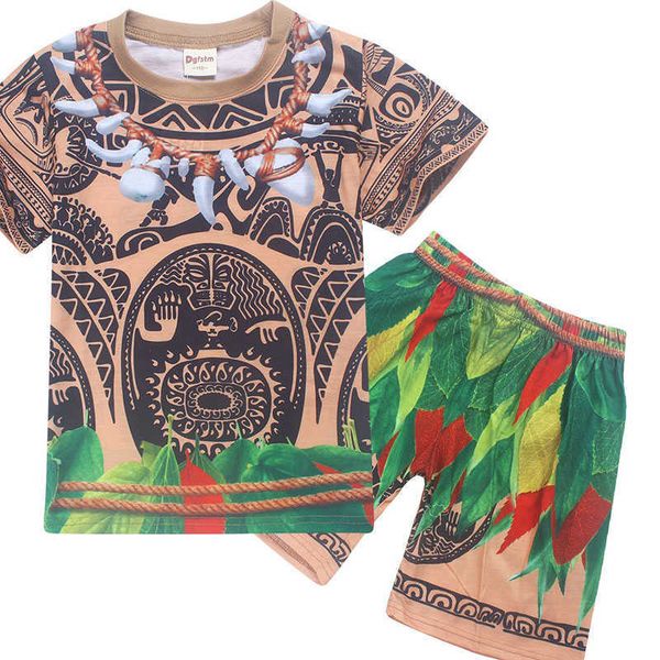 2-10 year child holiday cotton t-shirt shorts kid boys pajamas halloween maui moana fancy cool costume pyjama for toddler infant q0910, Blue
2-10 year child holiday cotton t-shirt shorts kid boys pajamas halloween maui moana fancy cool costume pyjama for toddler infant q0910, Blue