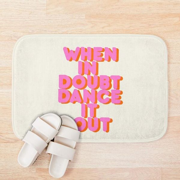 bath mats when in doubt dance it out typography artwork mat 3d pattern print anti slip soft washable bathroom
bath mats when in doubt dance it out typography artwork mat 3d pattern print anti slip soft washable bathroom