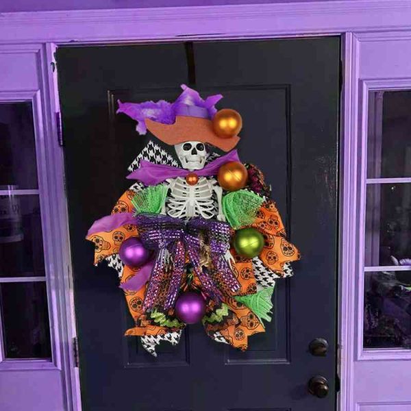 skeleton wreath hanging doors and windows daily decorations atmosphere art new products
skeleton wreath hanging doors and windows daily decorations atmosphere art new products