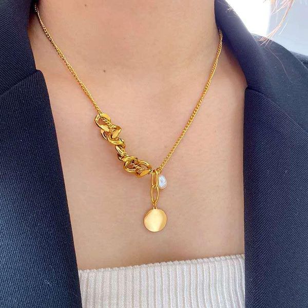 mogaku singular pearl chains women fashion necklace ladies concise trendy design clavicle chokers party wedding office jewelry, Silver
mogaku singular pearl chains women fashion necklace ladies concise trendy design clavicle chokers party wedding office jewelry, Silver
