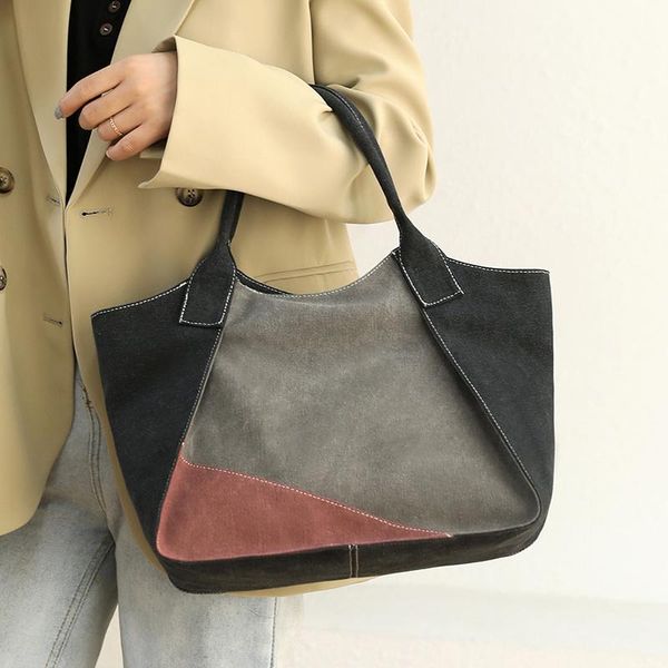 shoulder bags patchwork color ladies handbags 2021 casual women's bag canvas crossbody pack purses sac a main bolsos
shoulder bags patchwork color ladies handbags 2021 casual women's bag canvas crossbody pack purses sac a main bolsos