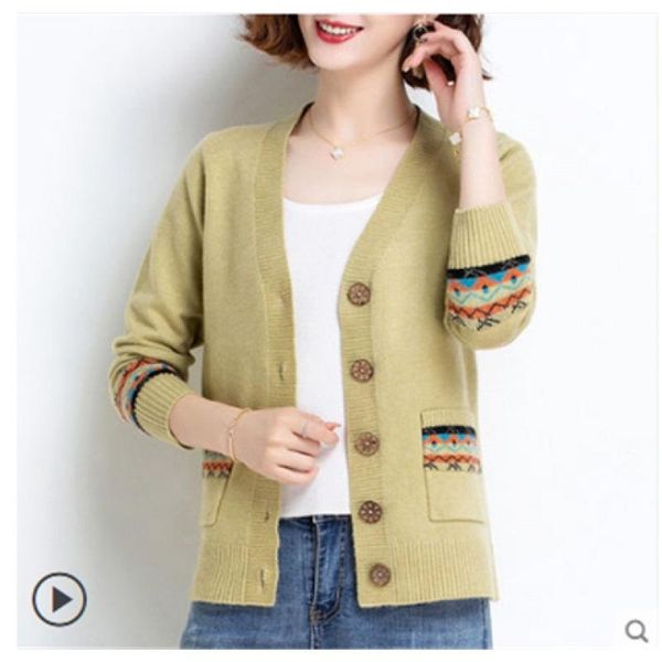 women's knits & tees #6612 spring autumn sweater coat women single breasted v neck short knitted femme slim korean style ladies, White
women's knits & tees #6612 spring autumn sweater coat women single breasted v neck short knitted femme slim korean style ladies, White