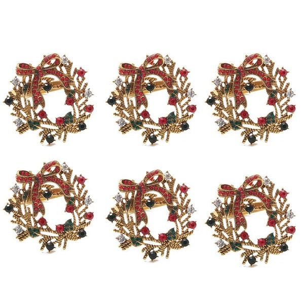 napkin rings 6pcs christmas wreath metal buckle holder circle el restaurant wedding party dinner table d
napkin rings 6pcs christmas wreath metal buckle holder circle el restaurant wedding party dinner table d