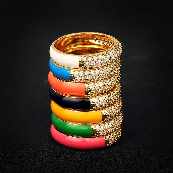 wedding rings qmhje enamel layered women ring cz neon green eternal glitter gold color open cuff lady finger engagement adjustable, Slivery;golden
wedding rings qmhje enamel layered women ring cz neon green eternal glitter gold color open cuff lady finger engagement adjustable, Slivery;golden