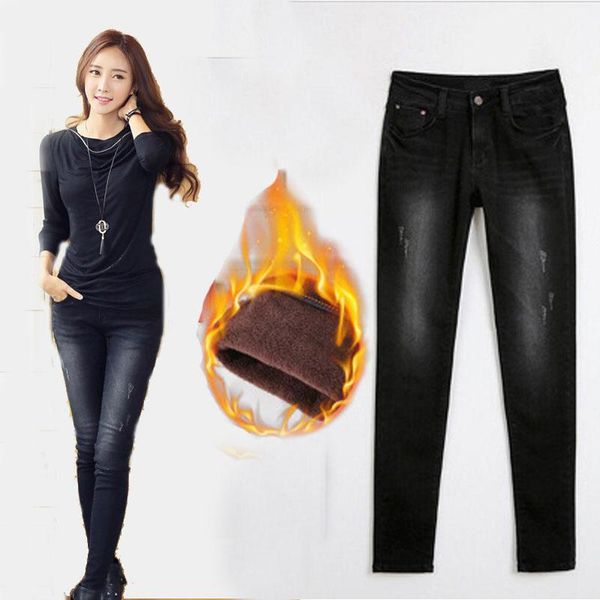 women's jeans plus velvet women with high waist black for girls skinny large size pants 2021 winter warm, Blue
women's jeans plus velvet women with high waist black for girls skinny large size pants 2021 winter warm, Blue