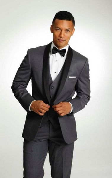 men's suits & blazers dark grey black men groom tuxedos wedding for 4 pieces (jacket+pants+vest+tie) groomsman formal suit, White;black
men's suits & blazers dark grey black men groom tuxedos wedding for 4 pieces (jacket+pants+vest+tie) groomsman formal suit, White;black
