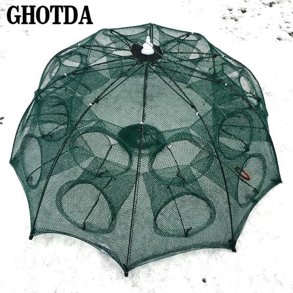 ga new 4-20holes automatic fishing net shrimp cage nylon foldable crab fish trap cast net
ga new 4-20holes automatic fishing net shrimp cage nylon foldable crab fish trap cast net