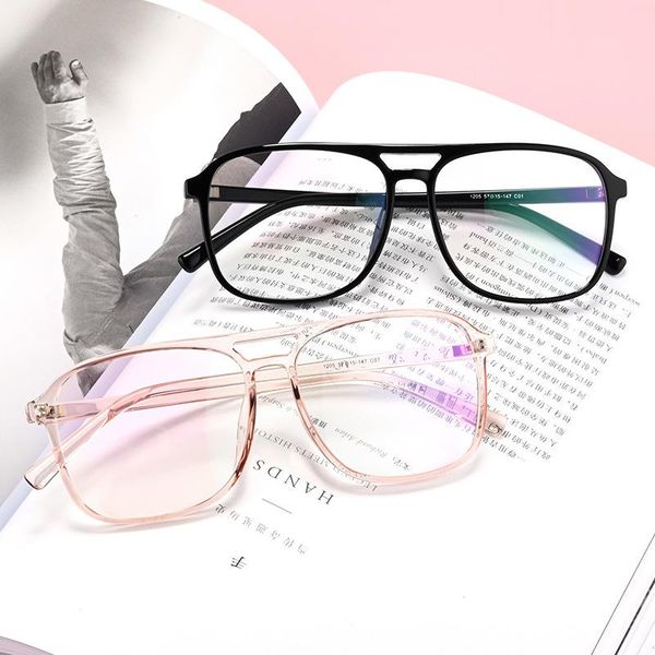 fashion sunglasses frames men and women spectacle frame flow block glasses double girder tr90 flat mirror female literary tide 205, Black
fashion sunglasses frames men and women spectacle frame flow block glasses double girder tr90 flat mirror female literary tide 205, Black