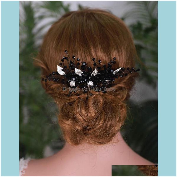 hair jewelryhair clips & barrettes wedding aessories leaves black crystal comb trendy jewelry handmade bridal headpieces christmas tiara dro, Golden;silver
hair jewelryhair clips & barrettes wedding aessories leaves black crystal comb trendy jewelry handmade bridal headpieces christmas tiara dro, Golden;silver