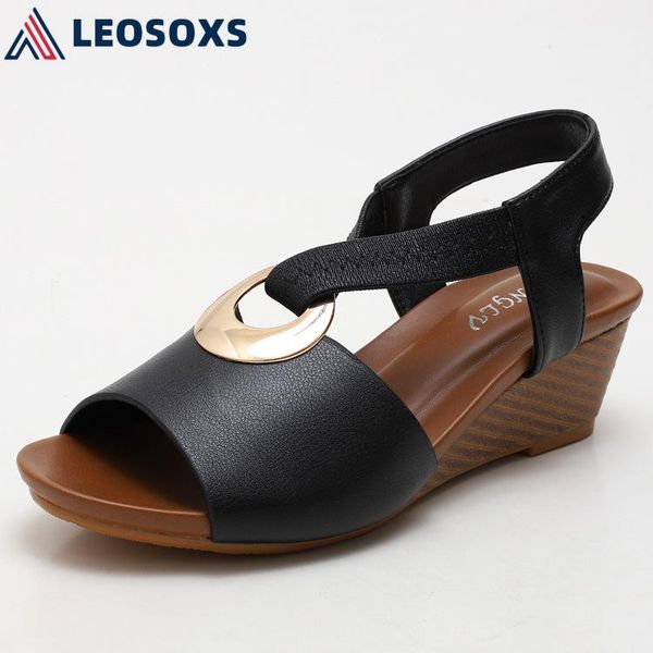 sandals leosoxs woman leisure women wedges heeled stylish shoes summer comfortable party platform high heels x263, Black
sandals leosoxs woman leisure women wedges heeled stylish shoes summer comfortable party platform high heels x263, Black
