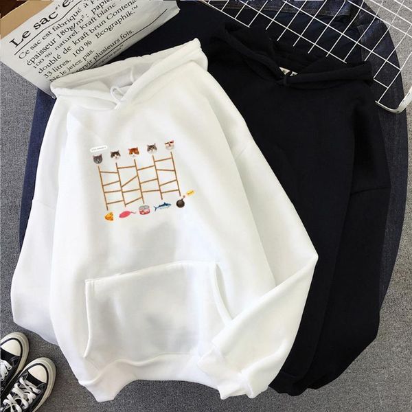 women's hoodies & sweatshirts cat print cartoon cute sweatshirt warm streetwear harajuku kawaii women kpop pocket female clothes hoody, Black
women's hoodies & sweatshirts cat print cartoon cute sweatshirt warm streetwear harajuku kawaii women kpop pocket female clothes hoody, Black