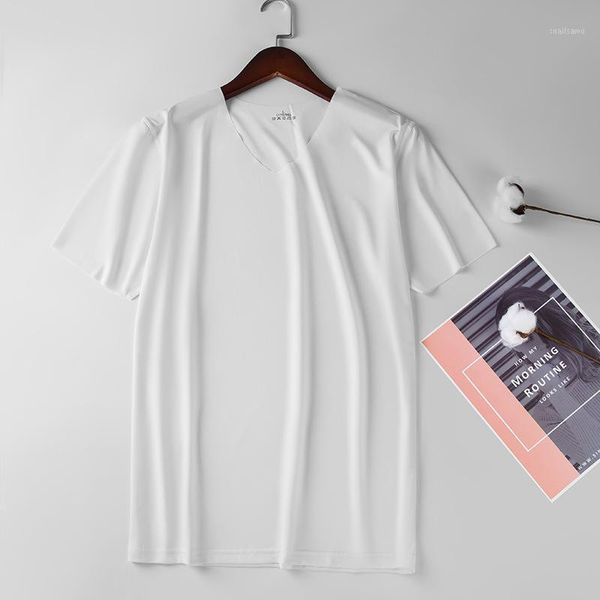 summer men's seamless ice silk short-sleeved t-shirt slim casual breathable v-neck half-sleeved bottoming shirt t-shirts, White;black
summer men's seamless ice silk short-sleeved t-shirt slim casual breathable v-neck half-sleeved bottoming shirt t-shirts, White;black