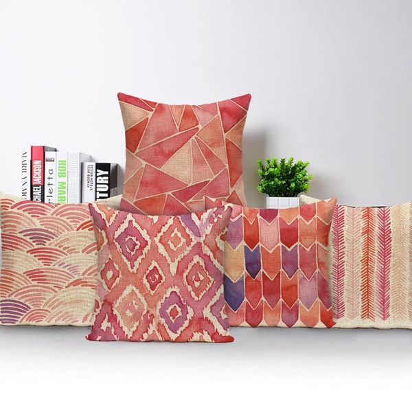 cushion/decorative pillow wave cushion cover linen geometry pattern decorative for sofa seat soft throw case home decor 45x45cm
cushion/decorative pillow wave cushion cover linen geometry pattern decorative for sofa seat soft throw case home decor 45x45cm