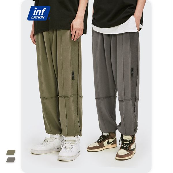 inf mens clothing 2021 spring and summer new street fashion personality solid color simple loose and versatile mens casual knitted trousers, Black
inf mens clothing 2021 spring and summer new street fashion personality solid color simple loose and versatile mens casual knitted trousers, Black