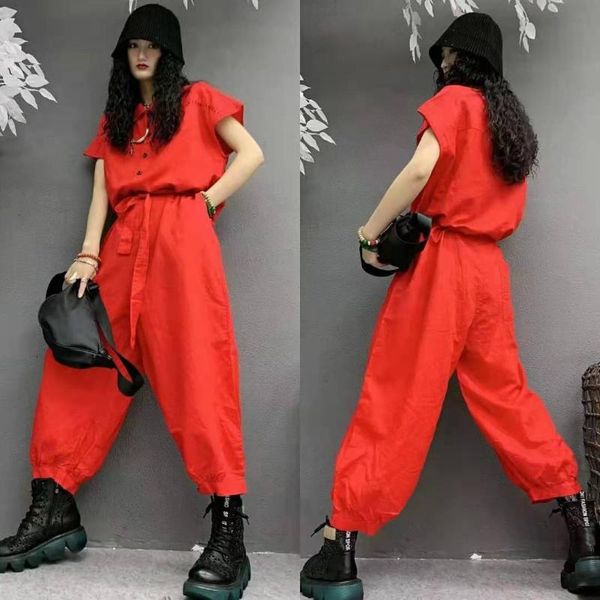women's two piece pants women fashion suits summer 21high street style solid color loose single-breasted sashes female ankle-length sui, White
women's two piece pants women fashion suits summer 21high street style solid color loose single-breasted sashes female ankle-length sui, White