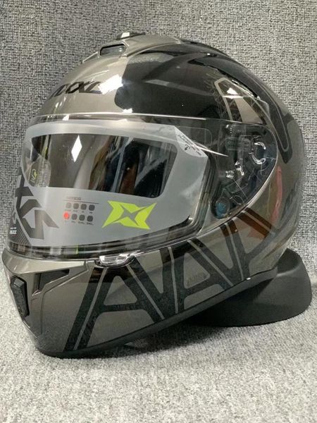 motorcycle helmets full face helmet axxis grey black anti-fog visor riding motocross racing motobike
motorcycle helmets full face helmet axxis grey black anti-fog visor riding motocross racing motobike