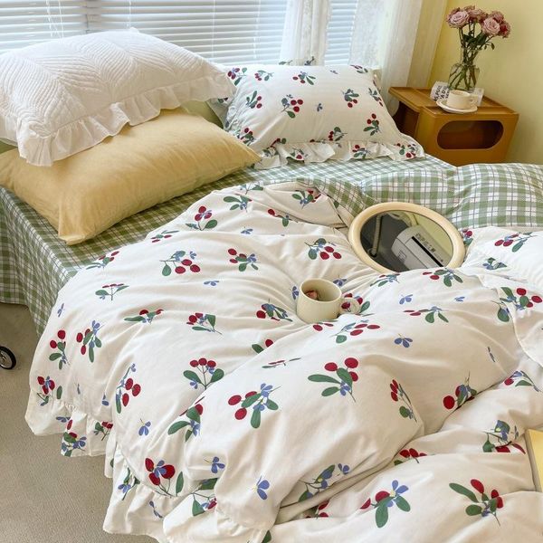 bedding sets luxury french vintage set lace floral printed bed linen cotton bedspread pillowcase us king size 4pcs
bedding sets luxury french vintage set lace floral printed bed linen cotton bedspread pillowcase us king size 4pcs
