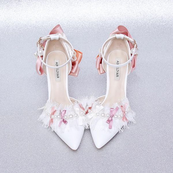 sandals 2021 summer style forest sweet word with female pointed toe stiletto heels bow lace wedding dress shoes, Black
sandals 2021 summer style forest sweet word with female pointed toe stiletto heels bow lace wedding dress shoes, Black