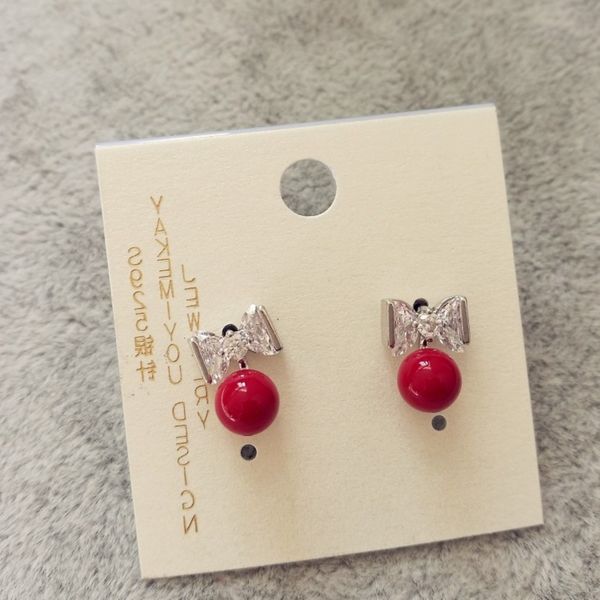 boutique earrings high end s925 silver needle micro diamond rhinestone pearl bow earrings, Golden
boutique earrings high end s925 silver needle micro diamond rhinestone pearl bow earrings, Golden