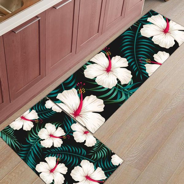 tropical plant flower leaves modern kitchen mat home entrance doormat bathroom non-slip rug floor mat in the room
tropical plant flower leaves modern kitchen mat home entrance doormat bathroom non-slip rug floor mat in the room
