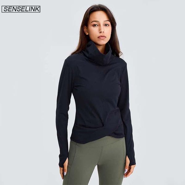yoga outfit senselink women's high collar long sleeve fitness sports casual blouse
yoga outfit senselink women's high collar long sleeve fitness sports casual blouse