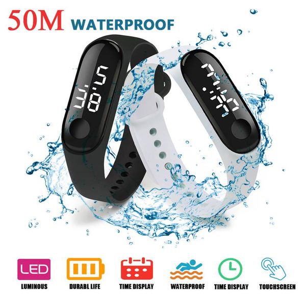 wristwatches 1pcs led digital watch luxury white light touch screen silicone strap wristwatch women sports yoga bracelets watches kids clock, Slivery;brown
wristwatches 1pcs led digital watch luxury white light touch screen silicone strap wristwatch women sports yoga bracelets watches kids clock, Slivery;brown