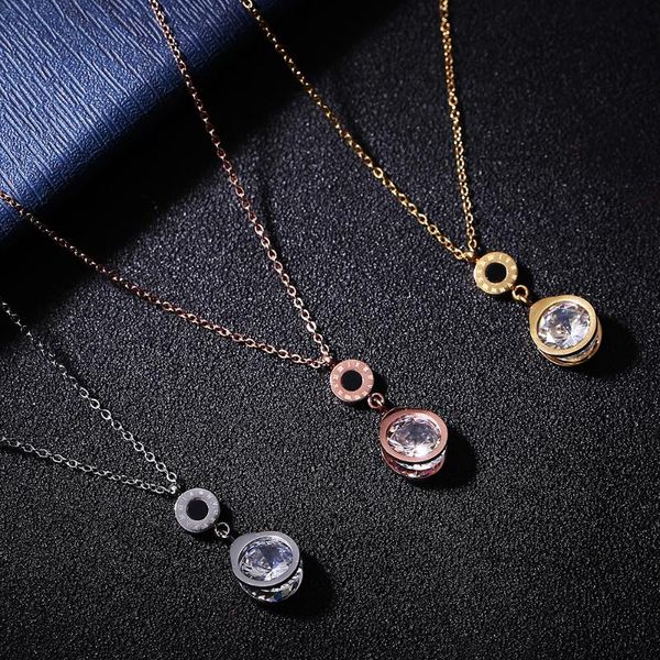 pendant necklaces 2021 fashion jewelry zircon bijoux 316l stainless steel rose gold chain for women birthday gift, Silver
pendant necklaces 2021 fashion jewelry zircon bijoux 316l stainless steel rose gold chain for women birthday gift, Silver