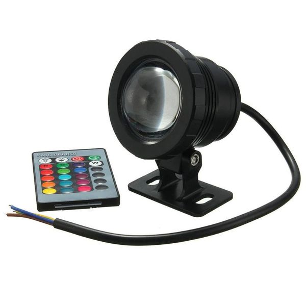 party decoration ip68 10w rgb led light garden fountain pool pond spotlight waterproof underwater lamp with remote control black/silver
party decoration ip68 10w rgb led light garden fountain pool pond spotlight waterproof underwater lamp with remote control black/silver