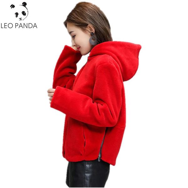 women's wool & blends autumn winter women drop shoulder hooded sheep sheared coat female loose casual fashion comfortable tweed zx1230, Black
women's wool & blends autumn winter women drop shoulder hooded sheep sheared coat female loose casual fashion comfortable tweed zx1230, Black