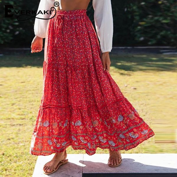 skirts everkaki long women boho print elastic sashes summer bottoms vintage ladies skirt female chic 2021 spring fashion, Black
skirts everkaki long women boho print elastic sashes summer bottoms vintage ladies skirt female chic 2021 spring fashion, Black