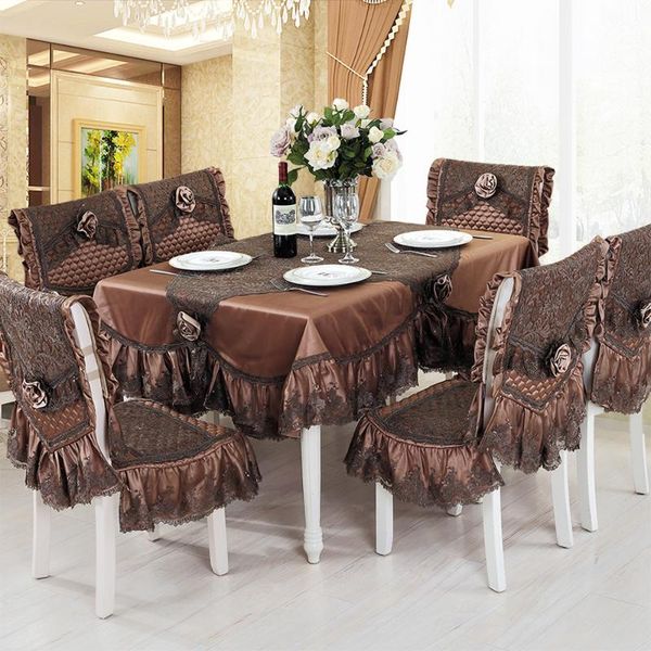 table cloth noble luxury brown tablecloth european embroidered lace runner comfortable non-slip chair cover for weding a1
table cloth noble luxury brown tablecloth european embroidered lace runner comfortable non-slip chair cover for weding a1