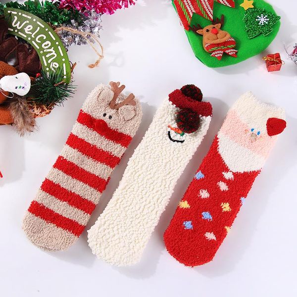 christmas decorations 1 pair 2021 winter coral velvet cartoon socks women comfortable male cute santa claus/snowman sock
christmas decorations 1 pair 2021 winter coral velvet cartoon socks women comfortable male cute santa claus/snowman sock