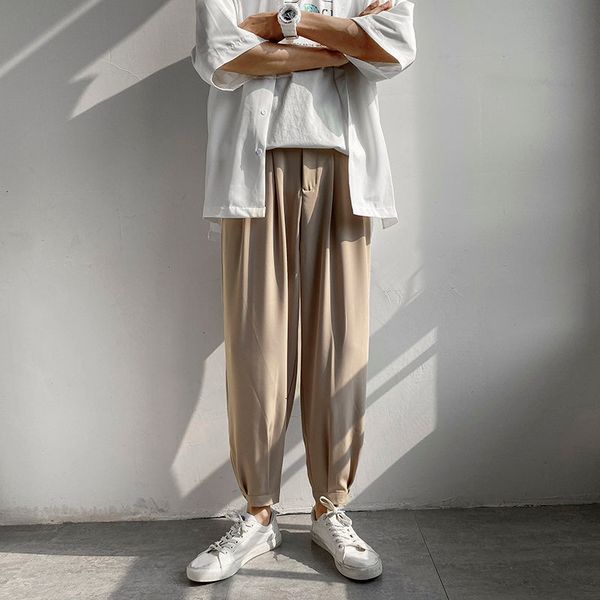 men's pants summer fashion trend loose casual baggy streetwear haren khaki/black color trousers plus size m-2xl jqm2
men's pants summer fashion trend loose casual baggy streetwear haren khaki/black color trousers plus size m-2xl jqm2