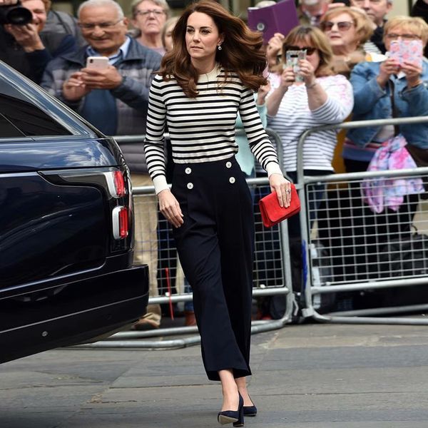 kate middleton new fashion party office striped sweater loose black trousers vintage elegant chic women's sets 54a7, Gray
kate middleton new fashion party office striped sweater loose black trousers vintage elegant chic women's sets 54a7, Gray