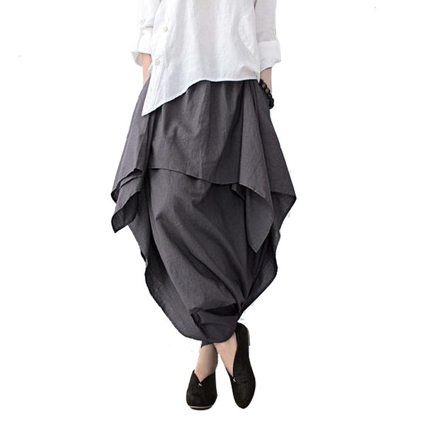casual dresses new women wide leg loose asymmetric pants linen cotton original designer capris elastc waist skirt k2wm, Black;gray
casual dresses new women wide leg loose asymmetric pants linen cotton original designer capris elastc waist skirt k2wm, Black;gray