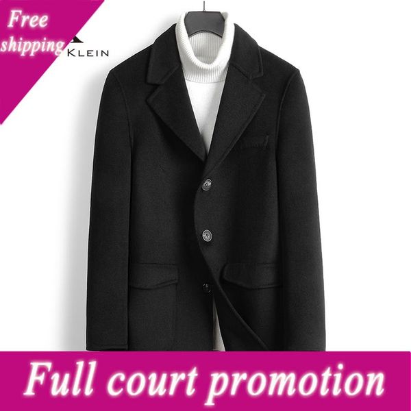 men's wool & blends men coat long woolen blend 2021 winter jacket 8832, Black
men's wool & blends men coat long woolen blend 2021 winter jacket 8832, Black