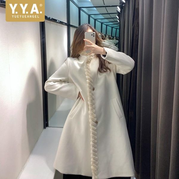 winter elegant women long trench coat single breasted fur spliced overcoat abrigos mujer invierno 2021 ladies windbreaker, Tan;black
winter elegant women long trench coat single breasted fur spliced overcoat abrigos mujer invierno 2021 ladies windbreaker, Tan;black