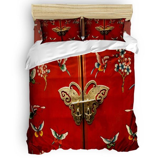 bedding sets red wooden door butterfly flowers colorful duvet cover set comfortable bedroom supplies comforter
bedding sets red wooden door butterfly flowers colorful duvet cover set comfortable bedroom supplies comforter