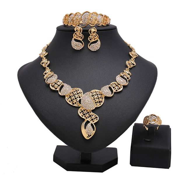 earrings & necklace right exquisite statement jewelry set noble gold designer nigerian wedding woman accessories wholesale, Silver
earrings & necklace right exquisite statement jewelry set noble gold designer nigerian wedding woman accessories wholesale, Silver