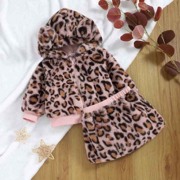 clothing sets autumn 2pcs baby girls outfits toddlers infant casual leopard plush long sleeve coat elastic short skirt, White
clothing sets autumn 2pcs baby girls outfits toddlers infant casual leopard plush long sleeve coat elastic short skirt, White