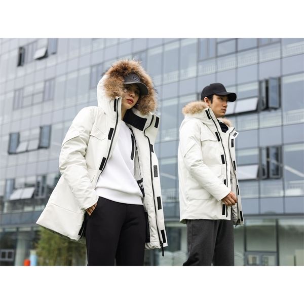 work clothes jacket men's fashion 2021 new thickened warm canadian winter white duck down large fur collar coat, Black
work clothes jacket men's fashion 2021 new thickened warm canadian winter white duck down large fur collar coat, Black