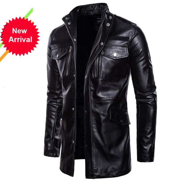2021 new overcoat men's street windbreaker coat plush men leather locomotive fur clothing pu casual jacket long lqtn kbmr, Black
2021 new overcoat men's street windbreaker coat plush men leather locomotive fur clothing pu casual jacket long lqtn kbmr, Black