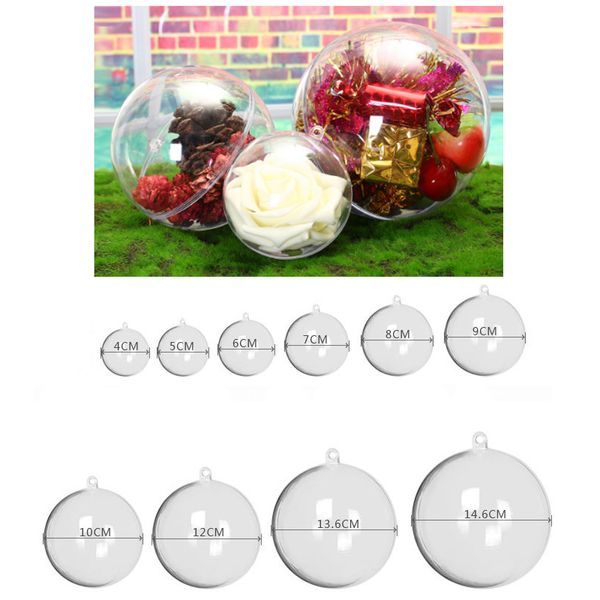 factory outlet christmas decoration 4~16cm christmas hanging clear plastic fillable ornaments ball plastic ball transpar
factory outlet christmas decoration 4~16cm christmas hanging clear plastic fillable ornaments ball plastic ball transpar