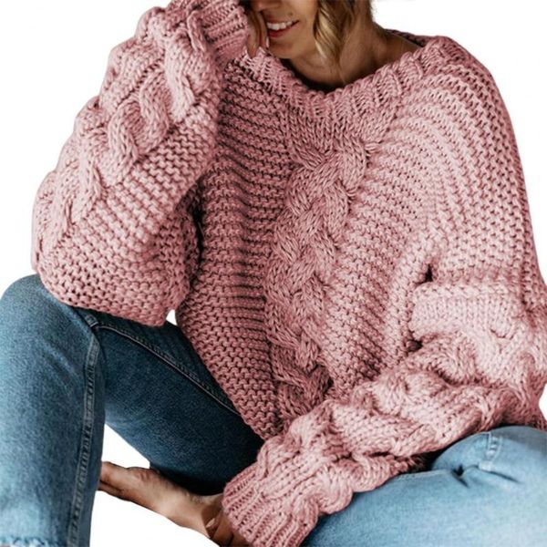women's sweaters office lady sweater solid color twist pattern autumn winter crew neck warm pullover for daily wear, White;black
women's sweaters office lady sweater solid color twist pattern autumn winter crew neck warm pullover for daily wear, White;black
