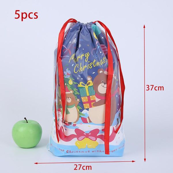 storage bags 5pcs christmas drawstring wrap present gift party pvc reusable stockings holder candy chocolate xmas
storage bags 5pcs christmas drawstring wrap present gift party pvc reusable stockings holder candy chocolate xmas