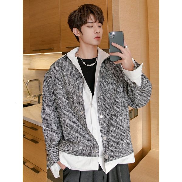 men's jackets trend in fashion men's clothes, loose casual jacket on two sides wear fake two-sided long-sleeve shirt pc3x, Black;brown
men's jackets trend in fashion men's clothes, loose casual jacket on two sides wear fake two-sided long-sleeve shirt pc3x, Black;brown