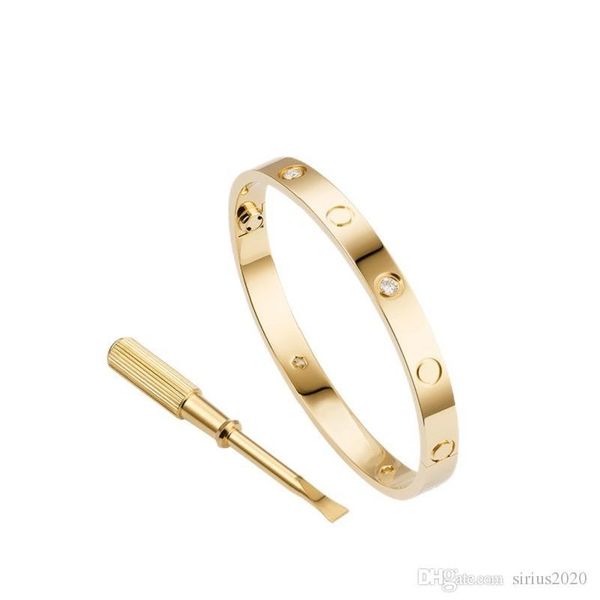 love screw bracelet 2021 designer bracelets luxury jewelry women bangle 4 diamond classic titanium steel alloy gold-plated craft never fade, Black
love screw bracelet 2021 designer bracelets luxury jewelry women bangle 4 diamond classic titanium steel alloy gold-plated craft never fade, Black