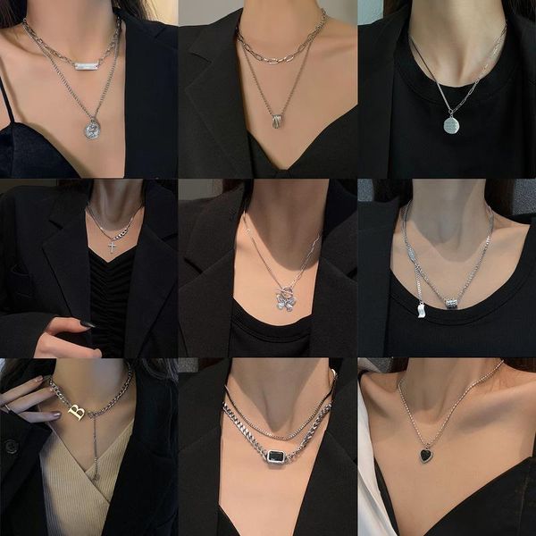 chains long multilayer necklace for women 2021 vintage style men's neck butterfly choker aesthetic jewelry grunge, Silver
chains long multilayer necklace for women 2021 vintage style men's neck butterfly choker aesthetic jewelry grunge, Silver